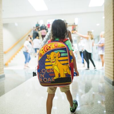 School bags at Cameron's