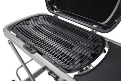 Weber Traveller Cooking Grates Lid Open