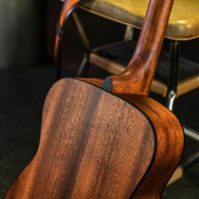 Cort AF510 NAT Mahogany Back and Sides Detail