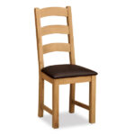 Sandhurst Lite Ladder Back Chair with PU Seat pad 47G119149