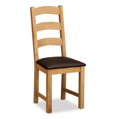 Sandhurst Lite Ladder Back Chair with PU Seat pad 47G119149