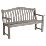 Grey Painted Turnberry Bench Cutout