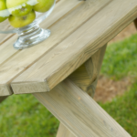 Woburn Picnic Table Detail