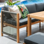 Montana Corner Dining Set Sofa Table Detail