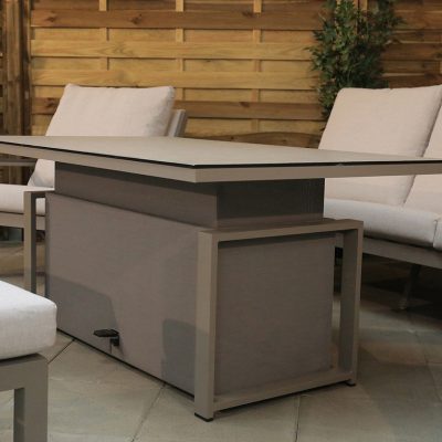 Sofia Lounge Set Adjustable Table Detail